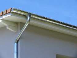 gouttière zinc après