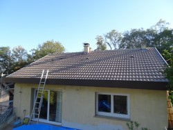 résine colorée pendant