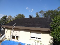 résine colorée après