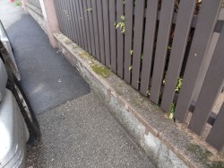 nettoyage muret couvertine avant