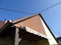 bardage PVC après