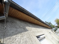 peinture sous toit blanc laquée avant